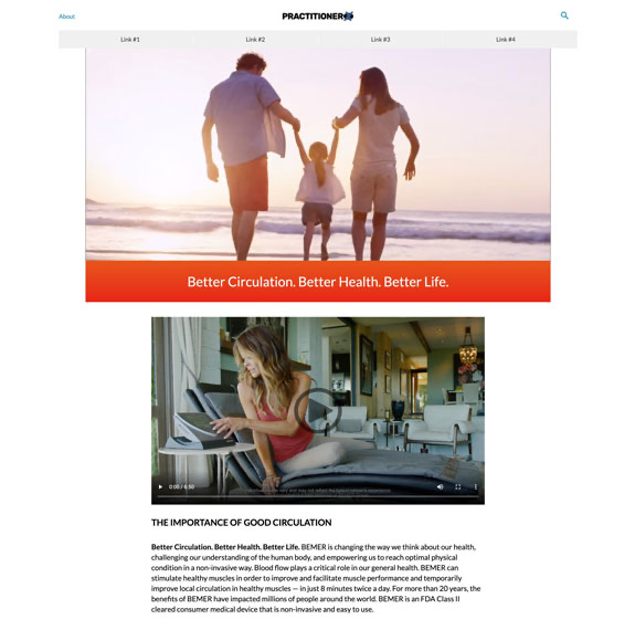 BEMER content as distributors receive it
